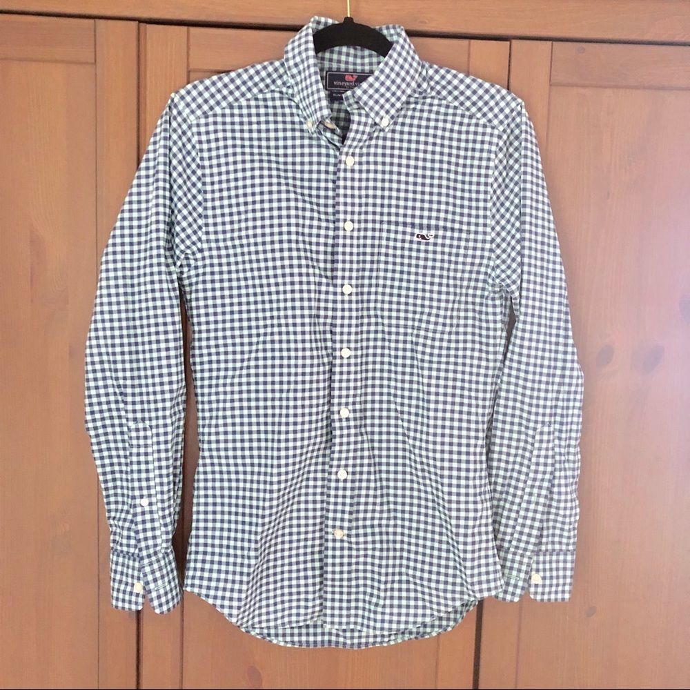 Vineyard Vines Gingham Button Up Shirt